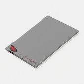 Cute Lovely Stylish Girly, Red Lips Post-it® Notes (Schuin)