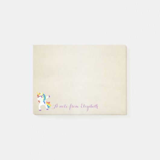 Cute Lovely Stylish Unicorn Post-it® Notes (Voorkant)