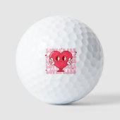 Cute Lover Babe Heart Golfballen (Voorkant)
