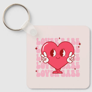 Cute Lover Babe Heart Sleutelhanger