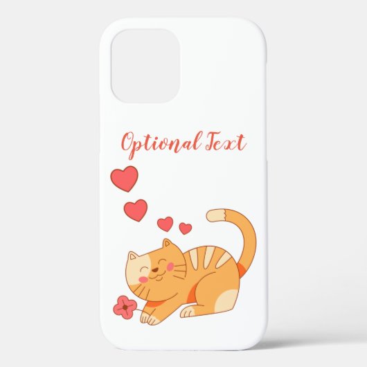 Cute Loving Oranje Tabby Kitten Case-Mate iPhone Case (Achterkant)