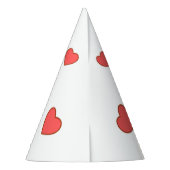 Cute Loving Oranje Tabby Kitten Feesthoedjes (Achterkant)