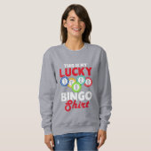 Cute lucky Bingo word art  Trui (Voorkant volledig)