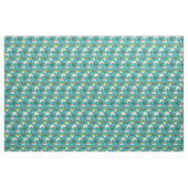 Cute Lucky Cat Pattern Stof (Fat Quarter)