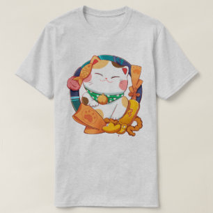 Cute Lucky Cat T-shirt