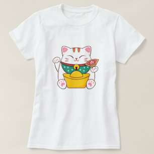 Cute Lucky Cat T-shirt