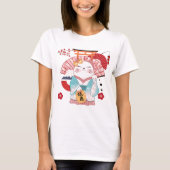 Cute Lucky Cat T-Shirt (Voorkant)