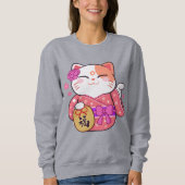Cute Lucky Cat Trui (Voorkant)