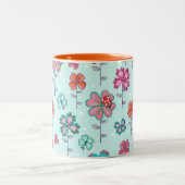 Cute Lucky Clover Floral Blue | MOK (Center)