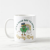 Cute Lucky Clover Retro Rainbow – St. Paddy’s Day Koffiemok (Links)