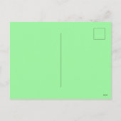 Cute Lucky Four Leaf Clover Happy St. Patricks Day Feestdagenkaart (Achterkant)