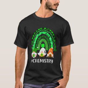 Cute Lucky Rainbow Chemistry Gnome Leopard Happy S T-shirt