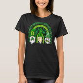Cute Lucky Rainbow Gnome Happy St Patricks Day_1 T-shirt (Voorkant)