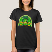 Cute Lucky Rainbow Gnome Happy St Patricks Day Fam T-shirt (Voorkant)
