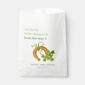 Cute Lucky Shamrock St Patrick's Day Baby shower Bedankzakje (Voorkant)