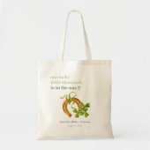 Cute Lucky Shamrock St Patrick's Day Baby shower Tote Bag (Voorkant)