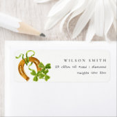 Cute Lucky Shamrock St Patrick's Day Kinder Addres Etiket (Insitu)