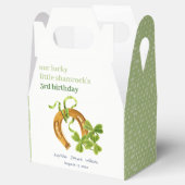 Cute Lucky Shamrock St Patrick's Day Kinderen Birt Bedankdoosjes (Geopend)