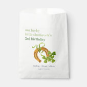 Cute Lucky Shamrock St Patrick's Day Kinderen Birt Bedankzakje (Voorkant)