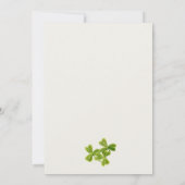 Cute Lucky Shamrock St Patrick's Day Kinderen Birt Kaart (Achterkant)