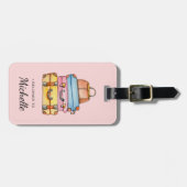 Cute Luggage-Bagagelabel Bagagelabel (Voorkant horizontaal)