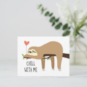 Cute, lui slank beer design voor Valentijnsdag Briefkaart (Staand voorkant)