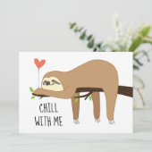 Cute, lui slank beer design voor Valentijnsdag Kaart (Staand voorkant)