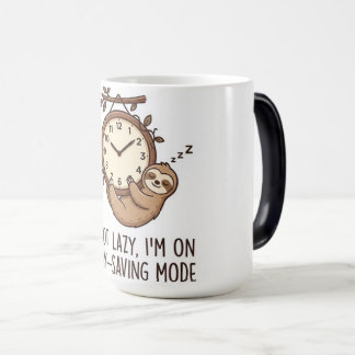 Cute Luiaard Energiebesparingsmodus Grappige Koffi Magische Mok