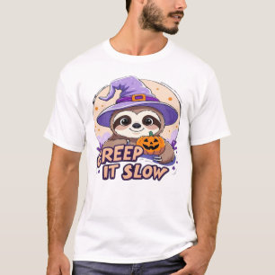 Cute Luiaard Halloween Shirt � Grappige Kruip Het