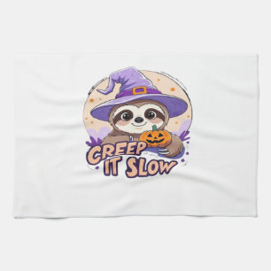 Cute Luiaard Halloween Shirt � Grappige Kruip Het Theedoek