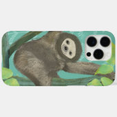 Cute Luiaard iPhone Hoesje (Achterkant (horizontaal))