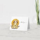 Cute Luiaard Kaarten voor je Volgende Evenement (Voorkant)