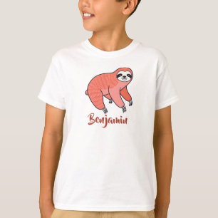 Cute Luiaard Kinderen T-Shirt – Schattig Lui Dier 