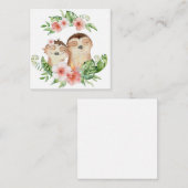 Cute Luiaards Notitiekaartje (Voorkant / Achterkant)