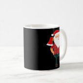 Cute Lumberjack Santa Funny Ugly Christmas Axe Hat Koffiemok (Voorkant rechts)