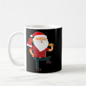 Cute Lumberjack Santa Funny Ugly Christmas Axe Hat Koffiemok (Links)