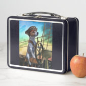 cute lunch box for kids with pirate dog design (In situ)