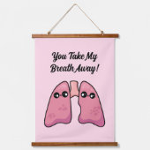 Cute Lungs - Human Biology Hangend Wandkleed (Voorkant)