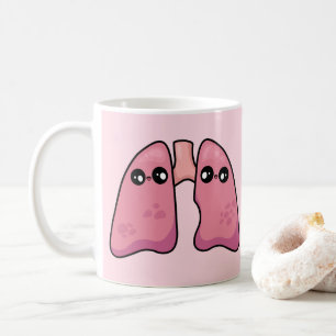 Cute Lungs - Human Biology Koffiemok