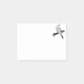 Cute Lutino Cockatiel Bird Ivy Perch Animal Post-it® Notes (Voorkant)
