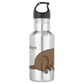 Cute luwak civet cartoon waterfles (Voorkant)