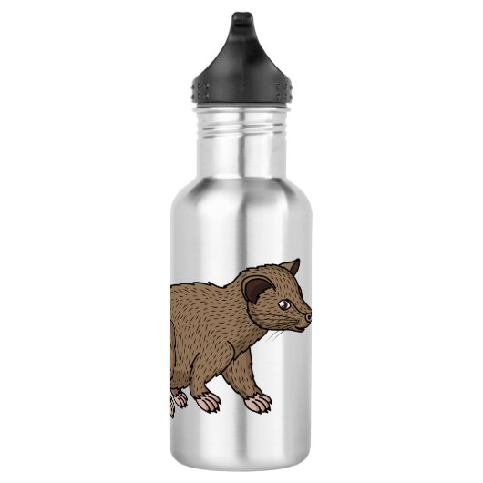 Cute luwak civet cartoon waterfles (Rechts)