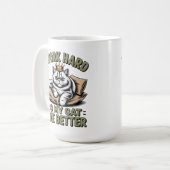 Cute Luxury Cat Mom mug coffe for Women Koffiemok (Voorkant links)