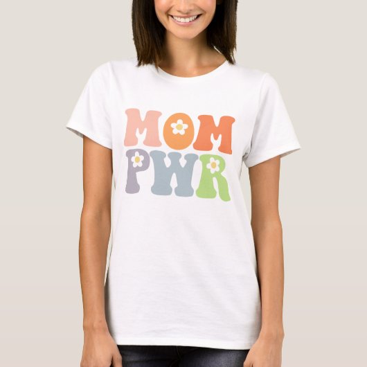 Cute Ma Power  Hippie T-shirt (Voorkant)