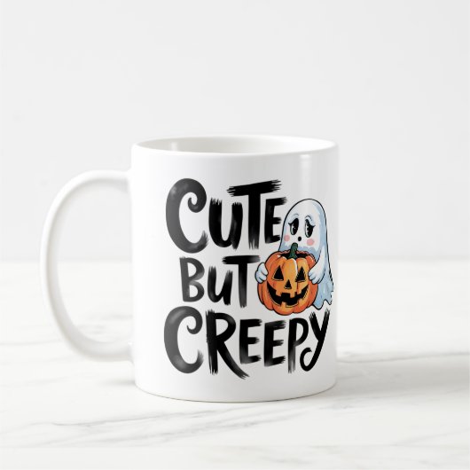 Cute maar griezelig koffiemok (Links)