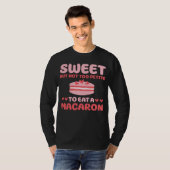 Cute Macaron Lover Costume French Pastry T-shirt (Voorkant volledig)