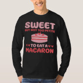 Cute Macaron Lover Costume French Pastry T-shirt (Voorkant)