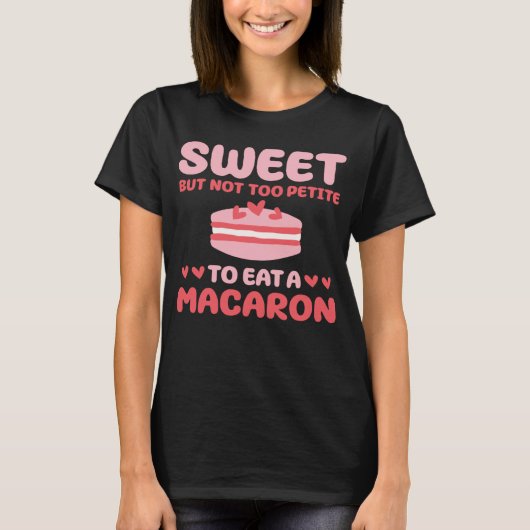 Cute Macaron Lover Costume French Pastry T-shirt (Voorkant)