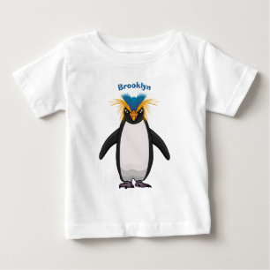 Cute macaroni penguin cartoon
