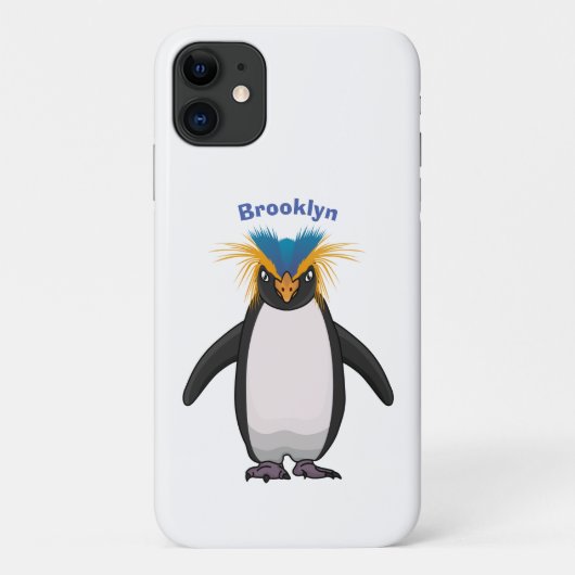 Cute macaroni penguin cartoon Case-Mate iPhone case (Achterkant)